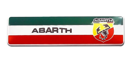 Logo Metalico Fiat 500 Abarth Italia Foto 3