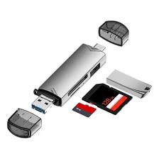 Lector De Tarjetas Otg 6 En 1, Adaptador Usb/type-c/micro Ot