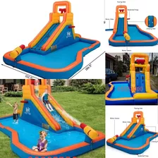 Piscina Y Centro De Juegos Inflable Von Tobogan 