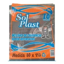 Bolsa De Consorcio Solplast 80x110cm X10u Pack X 10 Paquetes