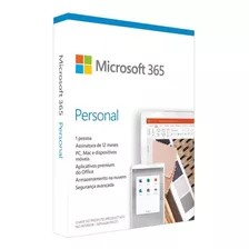 Microsoft Office 365 Personal 1 Usuário Com 1tb Na Nuvem