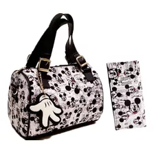 Set Combo Maleta Mickey Bolsa + Cartera 