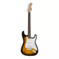 Guitarra Eléctrica Squier By Fender Bullet Stratocaster Hss De Álamo/tilo Brown Sunburst Poliuretano Brillante Con Diapasón De Laurel