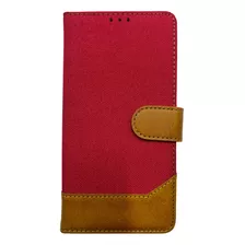 Xiaomi Redmi Note 11 Funda Billetera Cuero Y Tela - Colores