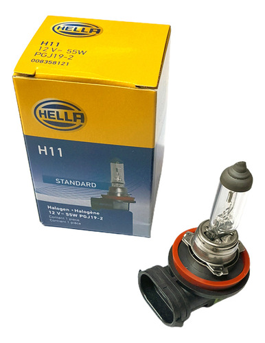 Lampara Hella H11 12v 55w Luz Standard Original Korea