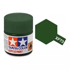 Tinta Acrílica Mini Xf-73 Verde Escuro (10 Ml) Tamiya 81773