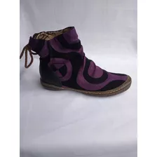 Botín De Mujer Nacional De Tela Zapato Envio Gratis