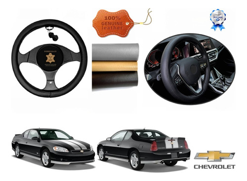 Tapetes 3d Logo Chevrolet + Cubre Volante Monte Carlo 00a07 Foto 3