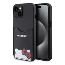 Funda Hello Kitty Para iPhone 15 Piel Sintetica