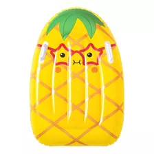 Colchoneta Fruta Anana Inflable Amarilla 84 X 55 Cm.