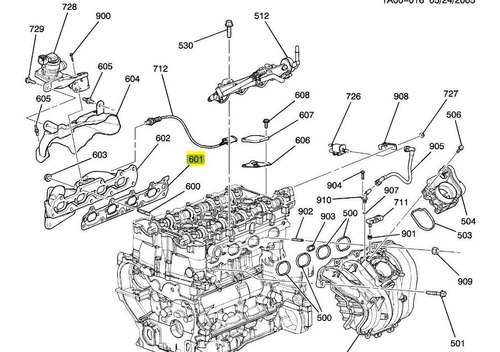 Junta Multiple Escape Chevrolet Captiva Sport 2.4l 2015 Foto 3