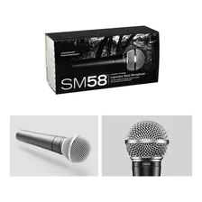 Micrófono Metálico Shure Sm58 Dinámico Con Cable Incluido