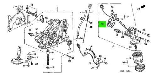 Junta Solenoide Valvula Vtec Honda Accord 3.0l V6 2001 Foto 3