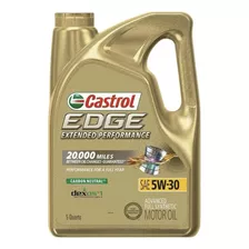 Aceite Castrol Edge 5w30 Extended Sintetico Garrafa 4.73lt