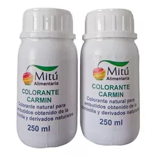 Colorante Carmin Liquido 250ml Ac. Carmínica Cochinilla Alim