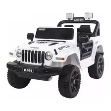 Auto Jeep Bateria 12v 2 Motores Luces Usb Suspencion Control