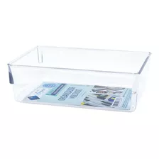 Organizador Gaveta Modular Empilhável Transp. 11,7x17,5cm