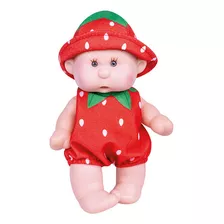 Boneca Coleção Fruity Baby Morango 532 Super Toys