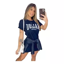 Vestido Camisetão Feminino Blusão Moda Blogueira