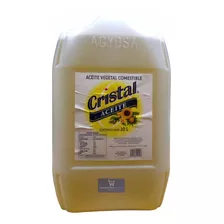 Aceite Cristal Vegetal Comestible Bidón 20 Litros