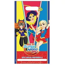 Bolsas Para Dulces Dc Super Hero Girls 6 Unidades Glam