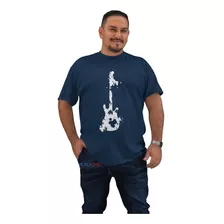Camiseta De Rock Camisa Guitarra Plus Size Tamanho Especial 