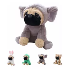 Lindo Pug Animal De Peluche Cos Como Elefante Gris S D...