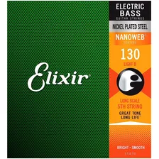 Elixir® Strings Acero Niquelado Con Recubrimiento Nanoweb®, 