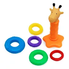 Brinquedo Para Bebês Girafa Colorida Mundo Magico - Homeplay