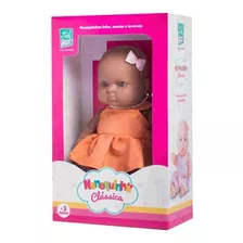 Boneca Nenequinha Classica Negra Super Toys