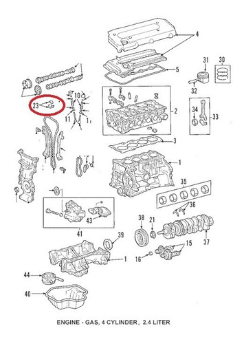 Buje Arbol De Levas Toyota Camry Matrix Rav4  2.4  2001-2013 Foto 4