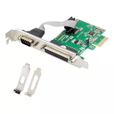 Placa Pcie A 1 Puerto Serial Y 1 Paralelo Incluye Bracket Low Profile Amitosai Mts-pcie1s1p382l