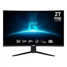 Monitor Gamer Msi 27 G27c3f 1ms 180hz Fhd Curvo Hdmi Negro