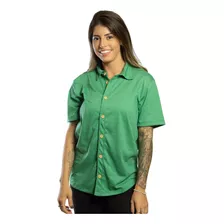 Camisão Com Botões Feminino Sustentável Aberto Varias Cores