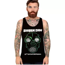 Camiseta Regata Green Day Banda Music Grunge Moda Rock Punk