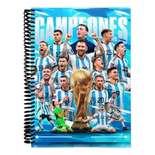 Cuaderno Libreta Anotador A6 Lisa - Seleccion Argentina 91