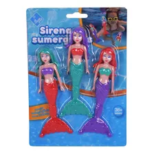 Juego Para Pileta Sirenas X 3 Muñecas, Busca Y Encuentra