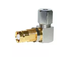 10 Conectores Iec/spinner Femea Angular 90º 025 X 1.2mm