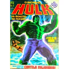 O Incrível Hulk N° 7 Abril (1984) Estilo ' Heróis Da Tv '