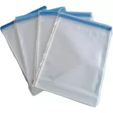 Saco Adesivado Saquinho Plástico Transparente 25x35 C/ 100un
