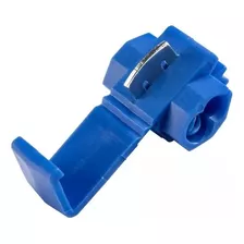 50 Pçs Conector Derivação Azul / Emenda Cabos 1,5mm - 2,5mm