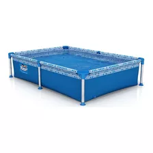 Pileta Estructural Rectangular Pelopincho 1010 Con Capacidad De 500 Litros De 1.55m De Largo X 1.07m De Ancho Azul