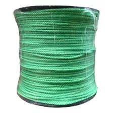 Cuerda De Polipropileno En Carrete De 6 Mm Color Verde