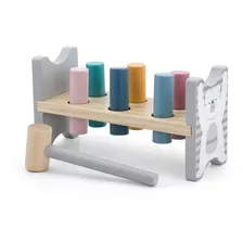 Mesa De Madera Con Martillo Encastre Juego De Madera