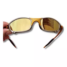 Oculos De Sol Juliet 24k Dourada Metal Polarizada Uv400 Uva