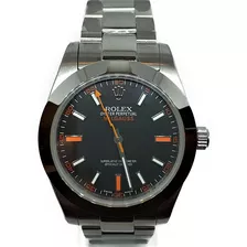 Reloj Milgauss Acero-negro Con Estuche Marca 16400-01