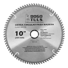 Sierra Circular Para Madera 10 80d Entrada De 1