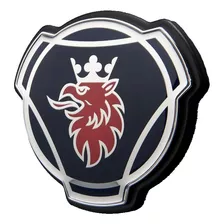 Emblema Brasao Frontal Com Suporte Compatível Scania Serie5 