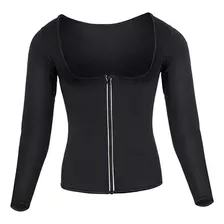 Sudadera Auna Para Mujer, Camisa De Neopreno Con Cremallera