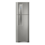 Geladeira Frost Free Electrolux Top Freezer Tf42 Inox Com Freezer 382l 220v
